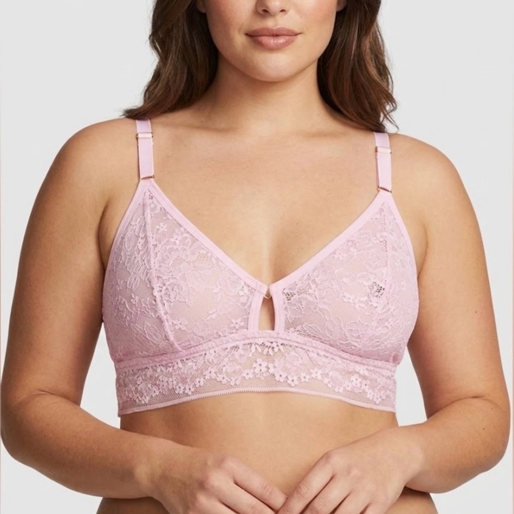 Pink Lace Bralette
